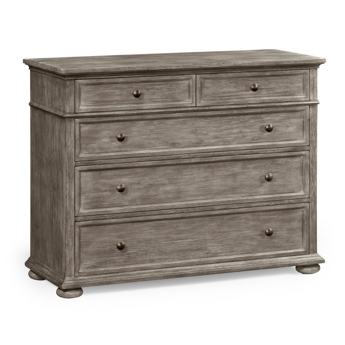 Large Chest of Drawers in Antique Dark Grey