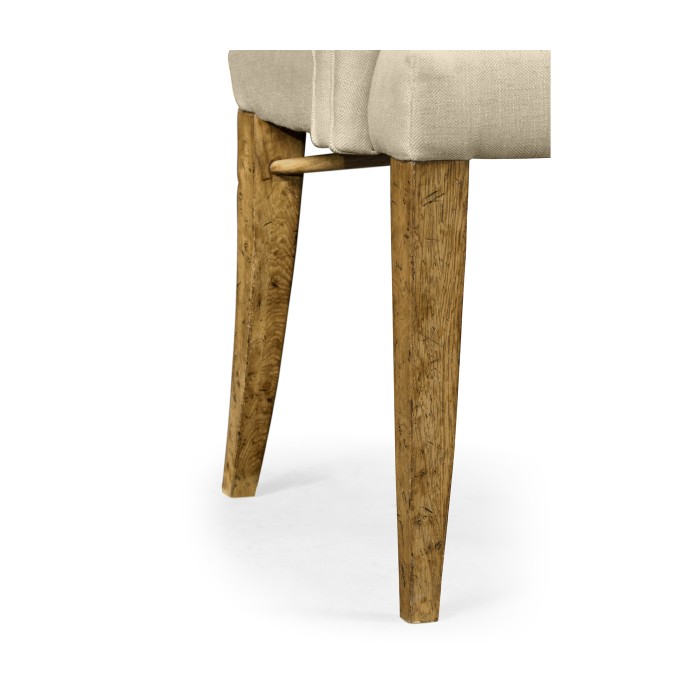 Casual High Back Chestnut Arm Chair