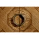 Geometric Light Brown Chestnut Drinks Cabinet