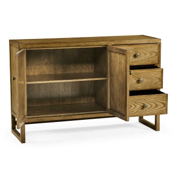 Light Brown Chestnut Buffet Cabinet