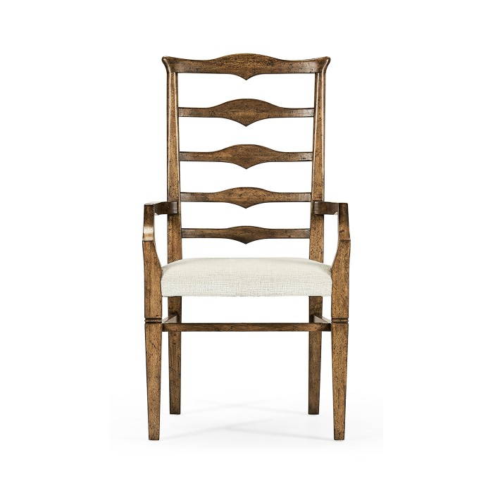 Pompano Ladderback Accent Arm Chair