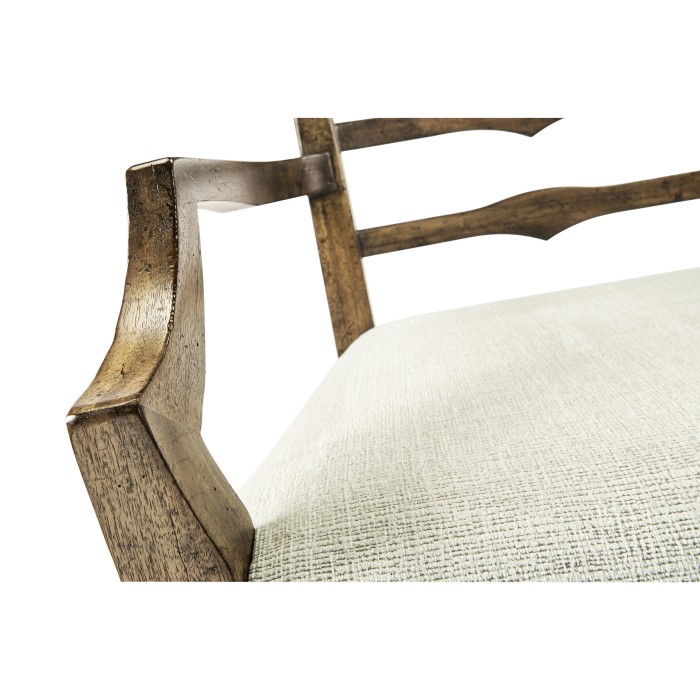 Pompano Ladderback Accent Arm Chair
