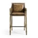 Echo Canyon Leather & Hide Bar Stool