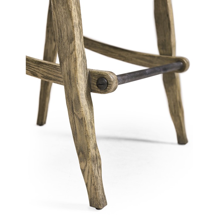 Echo Canyon Leather & Hide Bar Stool