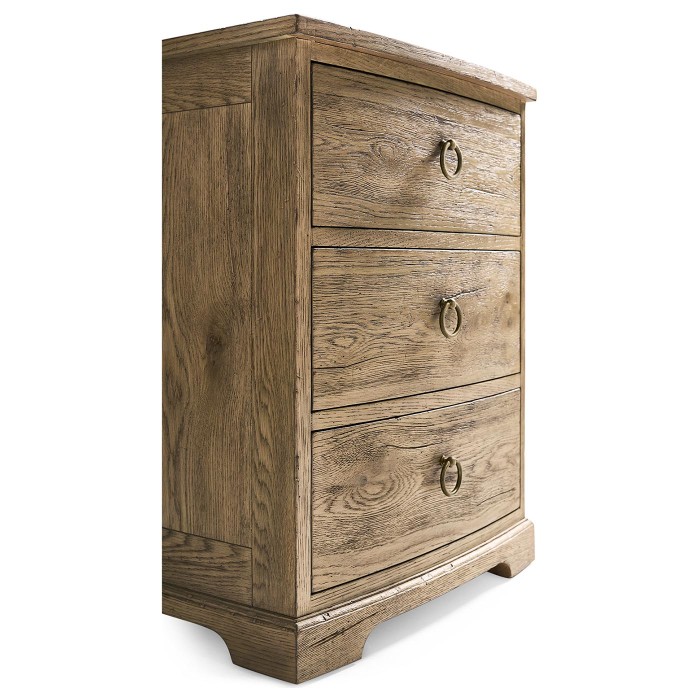 Echo Canyon Three Drawer Narrow Nightstand
