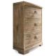 Echo Canyon Three Drawer Narrow Nightstand