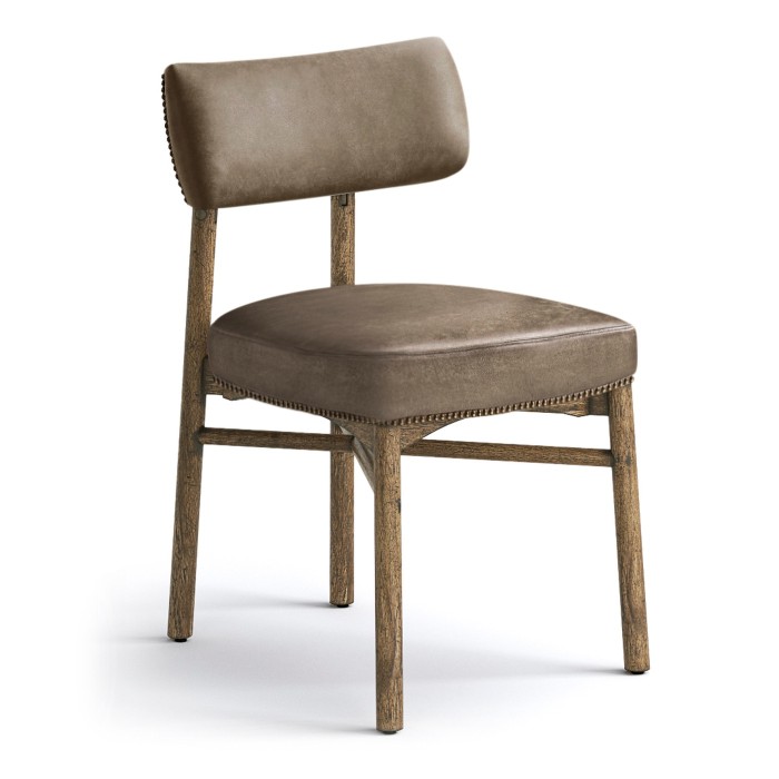 Stone Ridge Leather Dining Side Chair