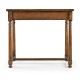 Rectangular parquet side table with drawer