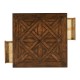 Square Parquet Topped Coffee Table