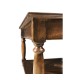 Square Parquet Topped Coffee Table