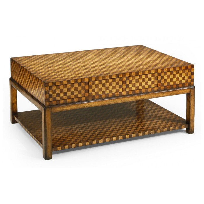 Checkerboard coffee table