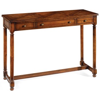 Walnut Parquet Console