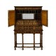 William & Mary Walnut & Oyster Secrétaire Cabinet 