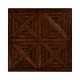 Square parquet coffee table with 14 drawers