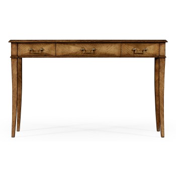Satinwood parquet console