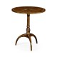 Small lamp table with starburst inlay