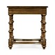 Walnut and Églomisé Side Table