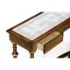 Églomisé & walnut console