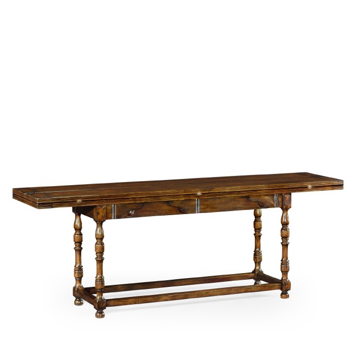 Large Walnut Hunt Table