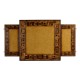 Square Oyster Coffee Table with Slides