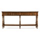 Planked walnut double sideboard