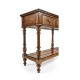 Planked walnut double sideboard