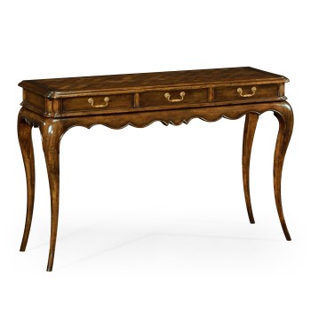 French style walnut console