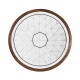 Églomisé & Walnut Round Wine Table
