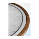 Églomisé & Walnut Round Wine Table