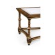 Walnut and Églomisé Rectangluar Coffee Table