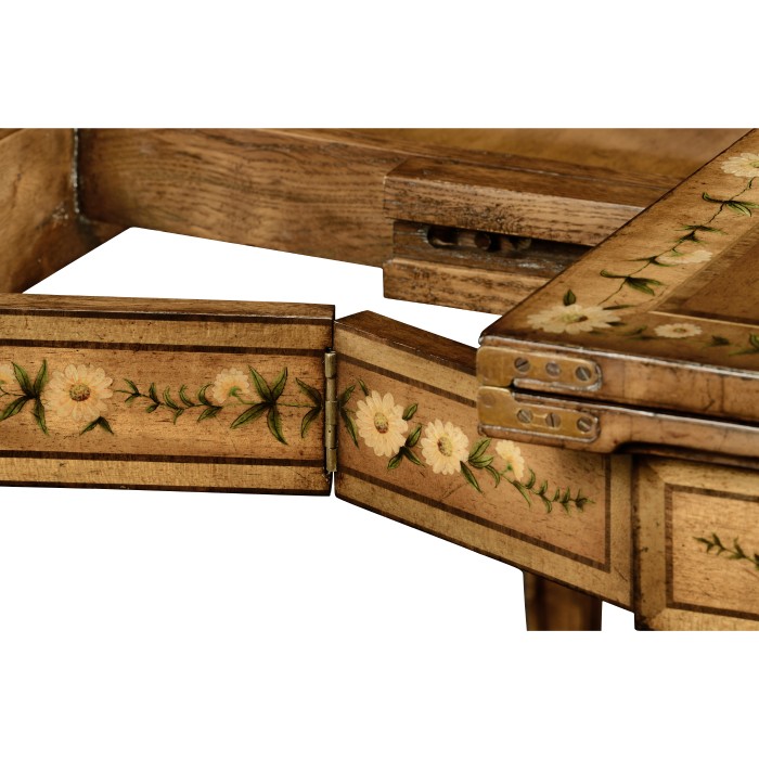 Satinwood Painted Card Table