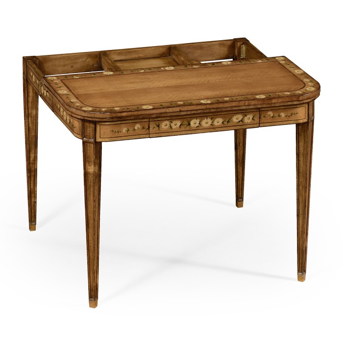 Satinwood Painted Card Table