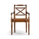 Regency Cross Frame Back Arm Chair