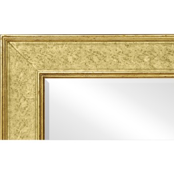 Rectangular Mirror with Églomisé Gilt Borders