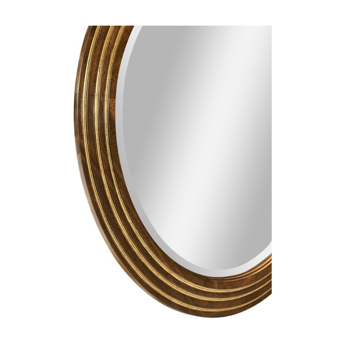 Circular stepped surround mirror (Small plain glass)