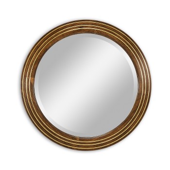 Circular stepped surround mirror (Small plain glass)