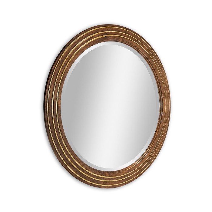 Circular stepped surround mirror (Small plain glass)