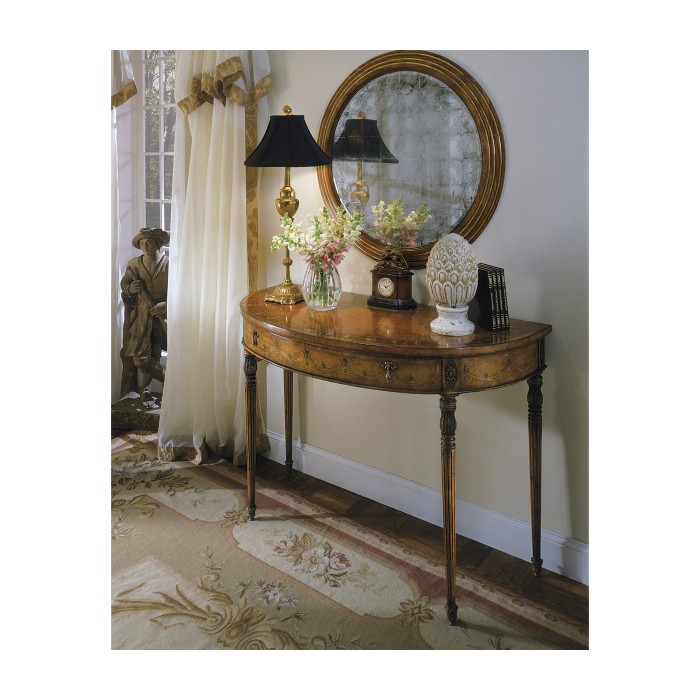 Circular stepped surround mirror (Small plain glass)