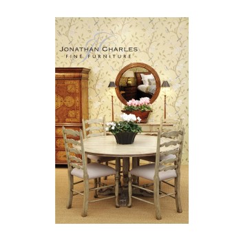 Circular stepped surround mirror (Large plain glass)