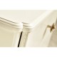 Ivory & Crackle Ceramic Lacquered Chest of Four Drawers