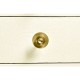 Ivory & Crackle Ceramic Lacquered Chest of Four Drawers