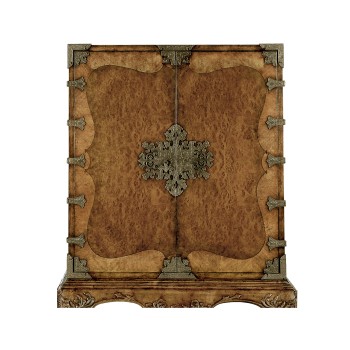Queen Anne Walnut & Satinwood Writing Cabinet