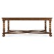 Square Oyster & Églomisé Coffee Table (52