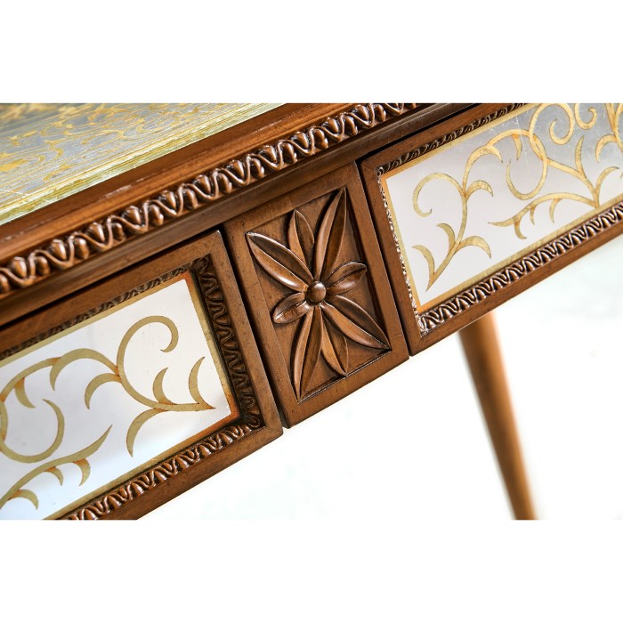 Églomisé library table