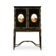 Black Painted Drinks Cabinet