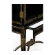 Black Painted Drinks Cabinet
