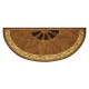 Adam Style Satinwood & Marquetry Demilune Cabinet