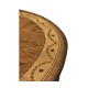 Adam Style Satinwood & Marquetry Demilune Cabinet