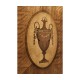 Adam Style Satinwood & Marquetry Demilune Cabinet