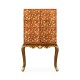 Red Chinoiserie Drinks Cabinet